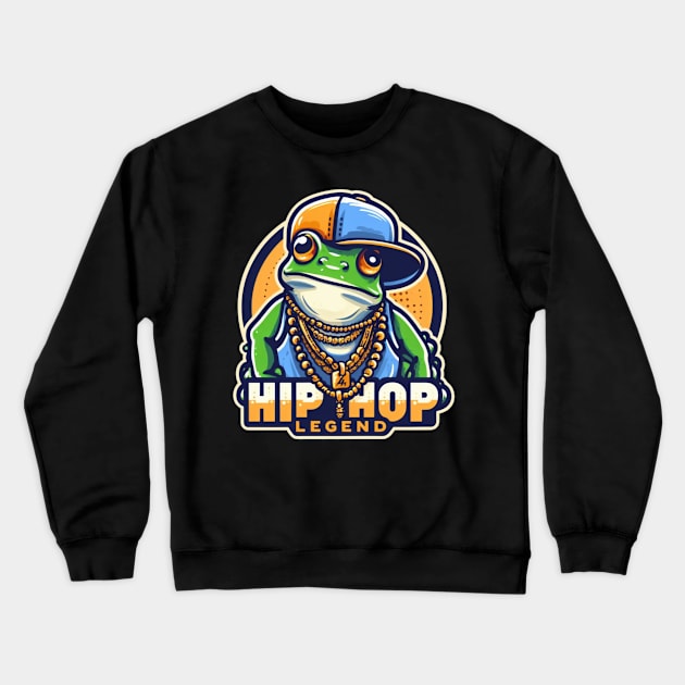 Young Hip Hop Legend Crewneck Sweatshirt by Shawn's Domain